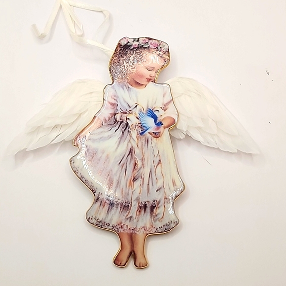 The Bradford Editions HEAVEN'S LITTLE ANGELS ornament Certificate of Authenticit - Picture 5 of 7